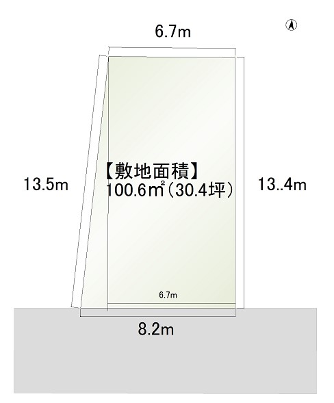 【せやまどりNo.69】「間口が狭い変形土地でもLDKをとても明るく開放的にする6つのテクニックを使った家」の間取り図 | LDK